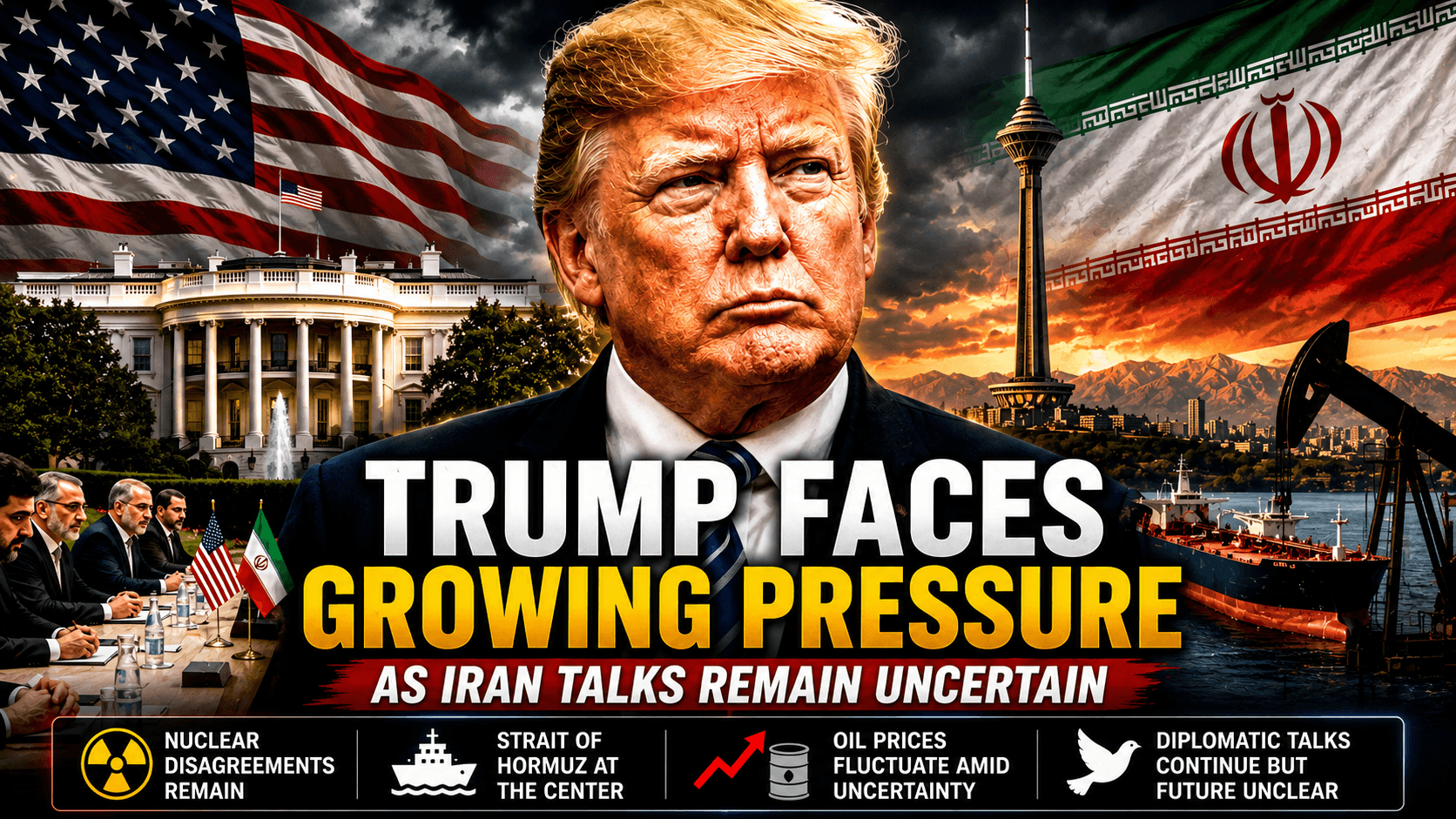 Trump Faces Growing Pressure as Iran Talks Remain Uncertain image