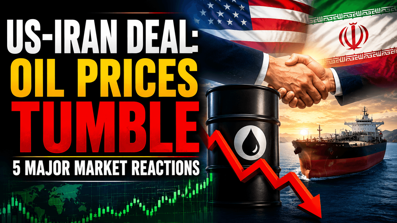 5 Major Market Reactions After the US-Iran Deal Sent Oil Prices Tumbling