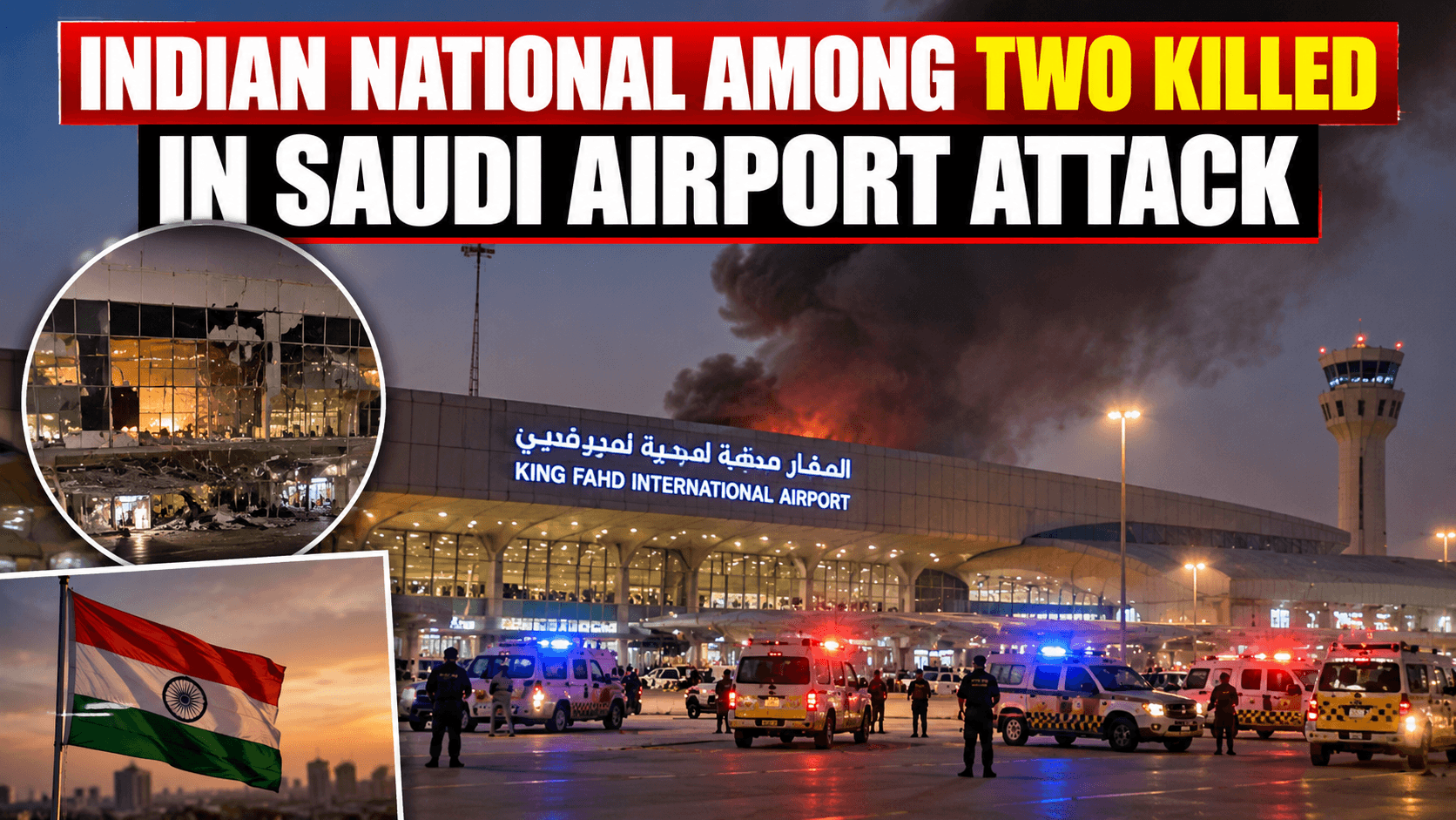 Indian National Among Two Killed in Saudi Arabia’s Dammam Airport Attack