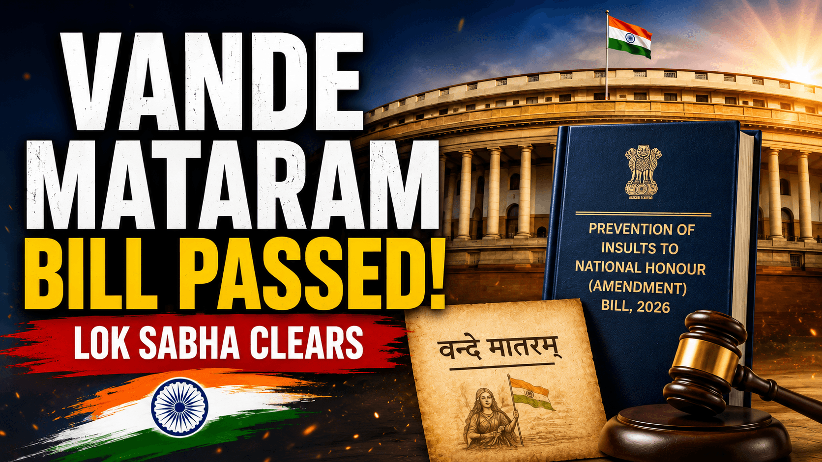 Lok Sabha Clears Landmark Legislation Granting National Song