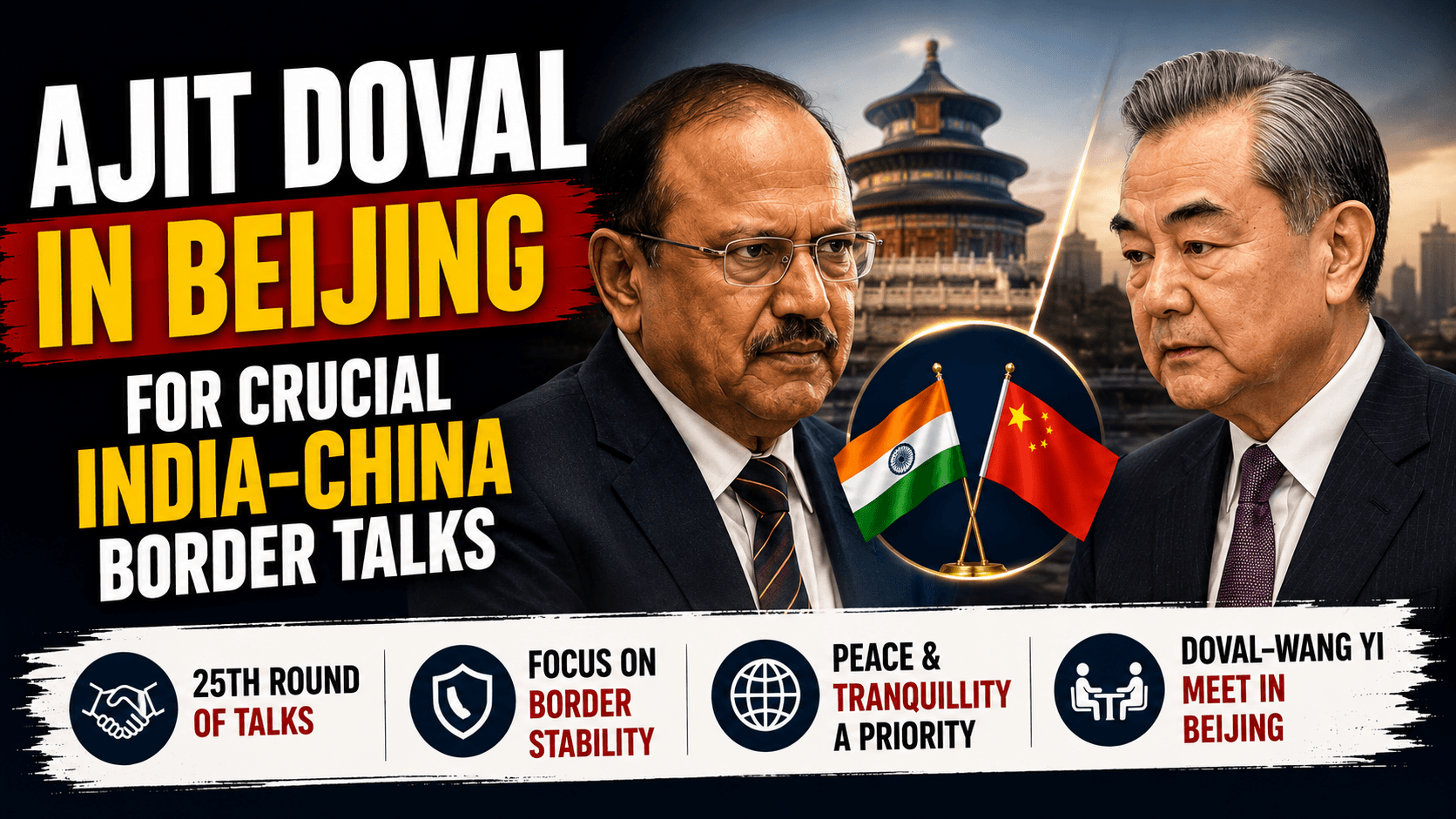 Ajit Doval in Beijing for Crucial India-China Border Talks With Wang Yi