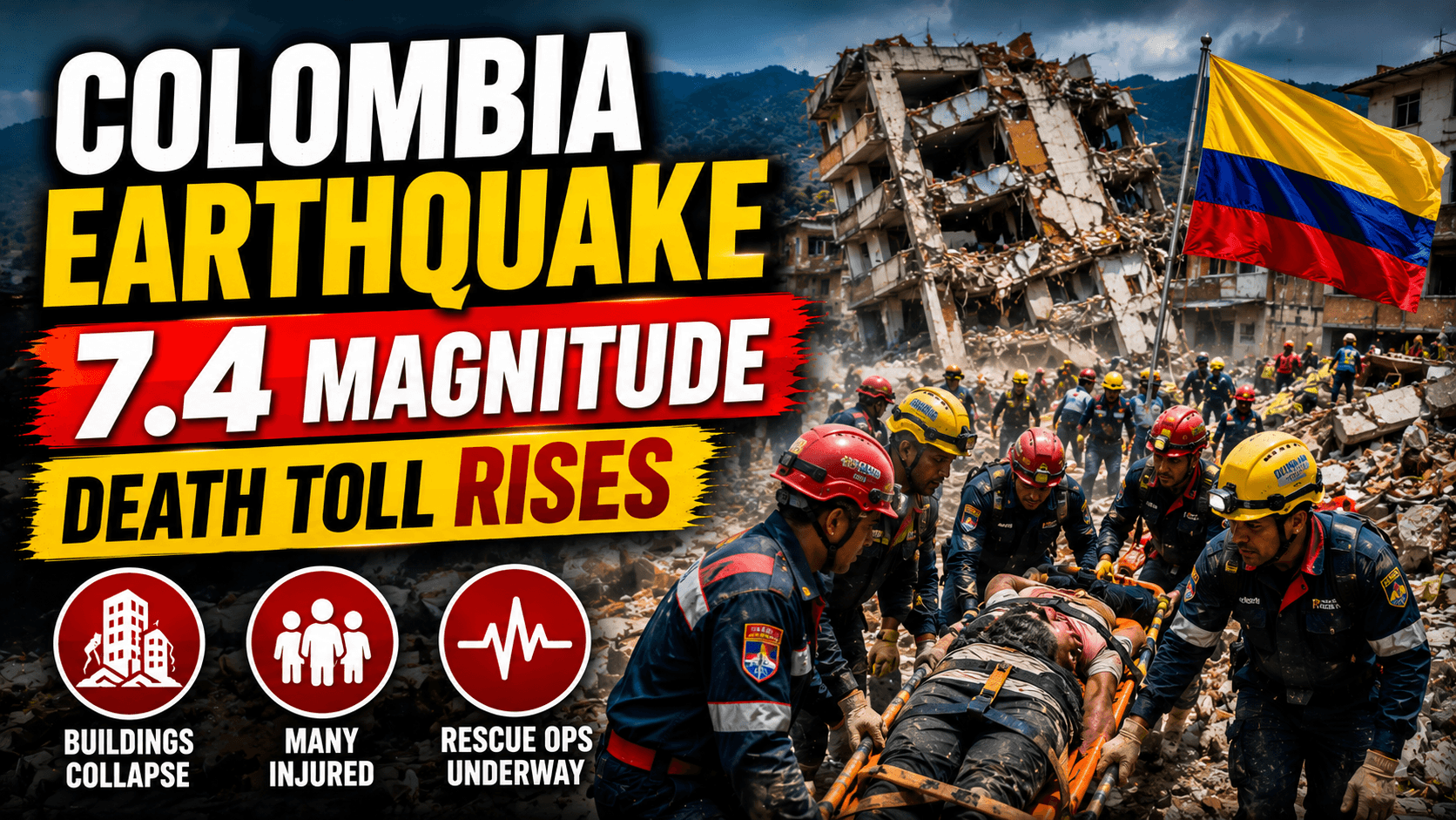 Death Toll Rises as 7.4-Magnitude Quake Devastates Western Region image