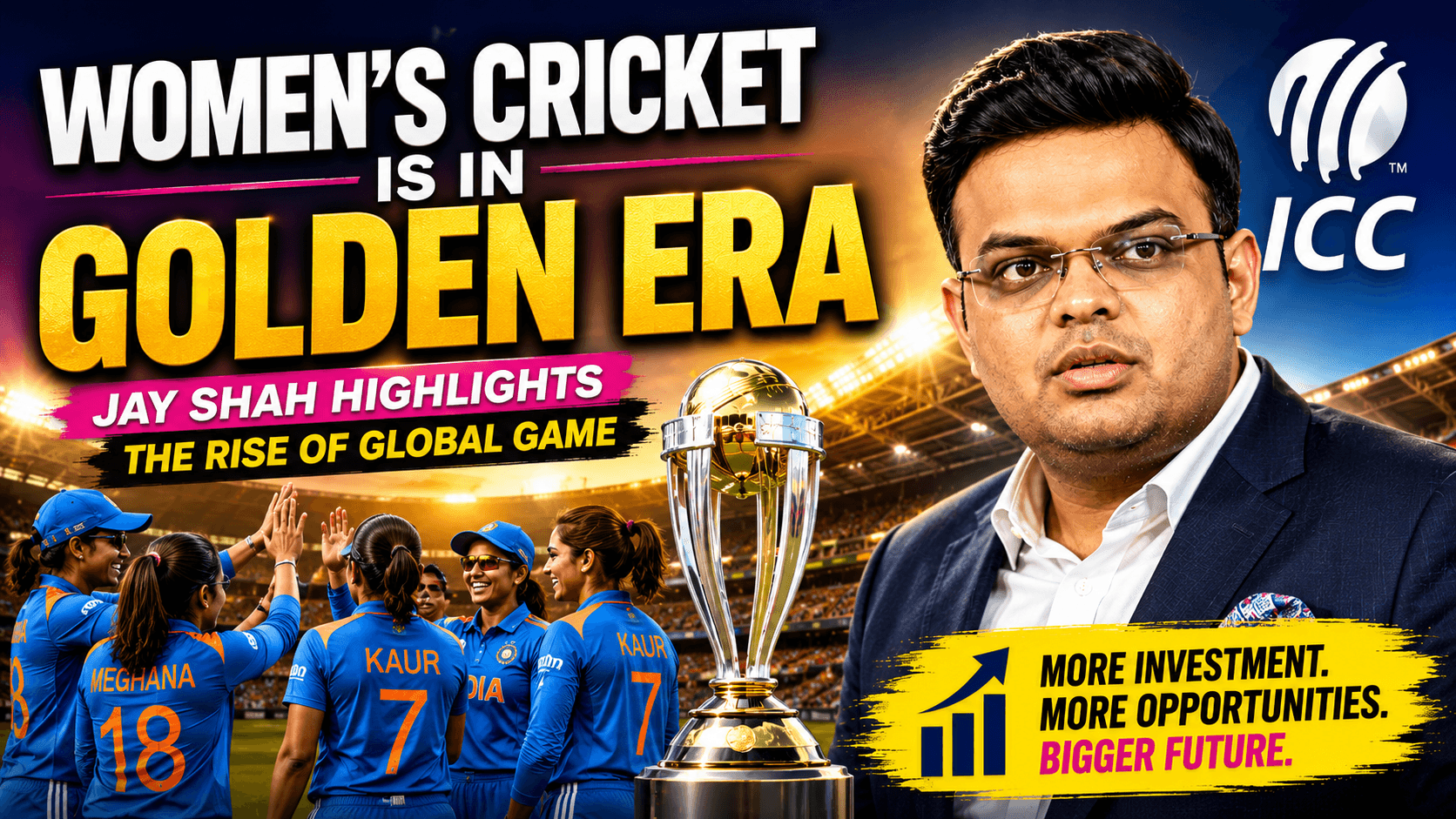 ICC Chairman Jay Shah Highlights the Rise of the Global Game image