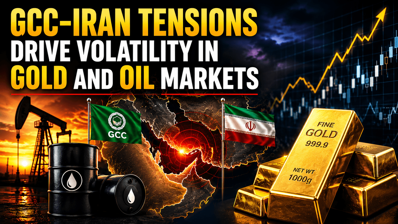 GCC-Iran Tensions Drive Volatility in Gold and Oil Markets