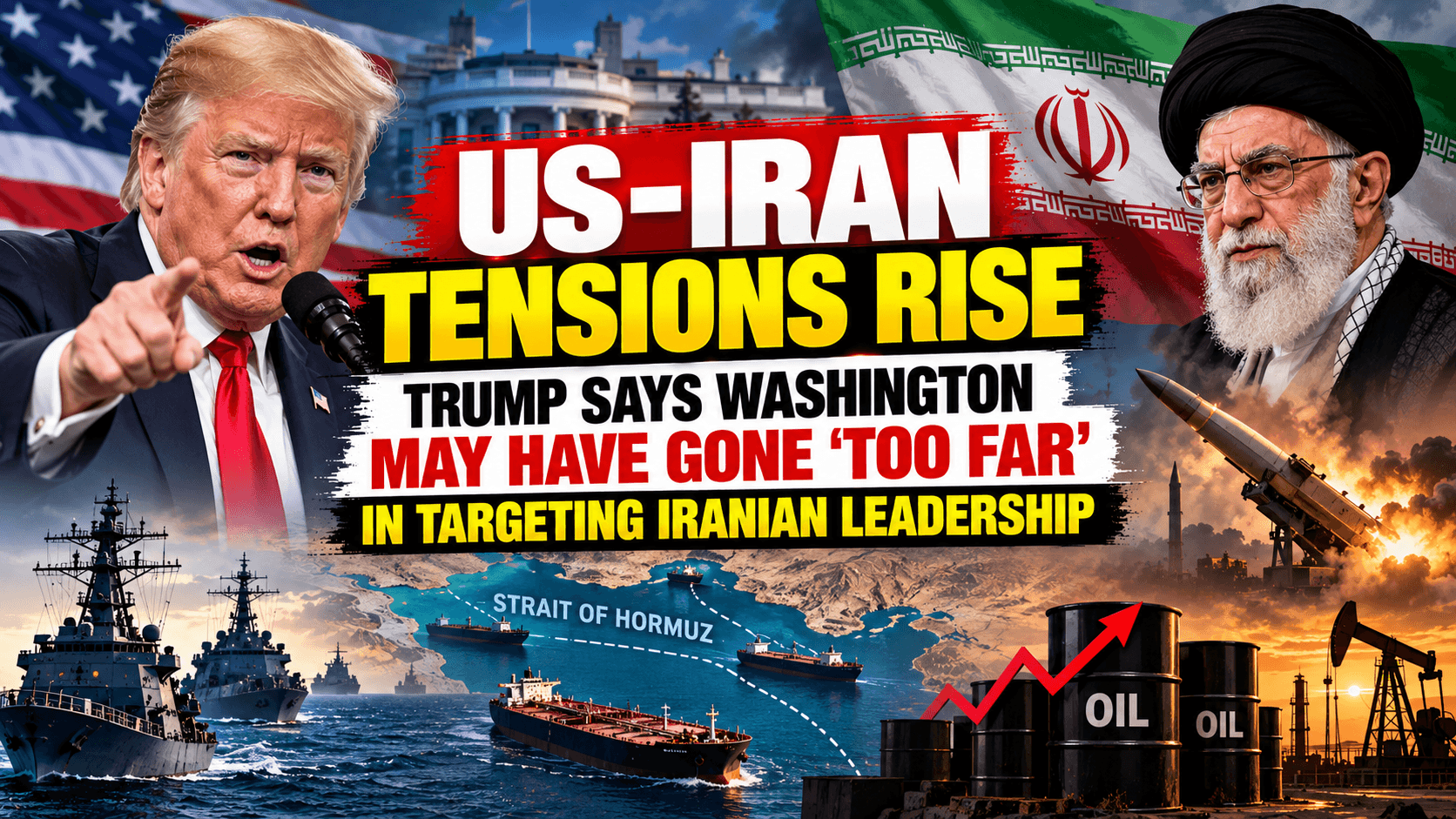 US-Iran Tensions Rise as Trump Says Washington May Have Gone