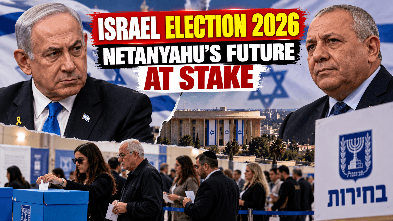 Netanyahu's Political Future at Stake as Gadi Eisenkot Challenges His Leadership