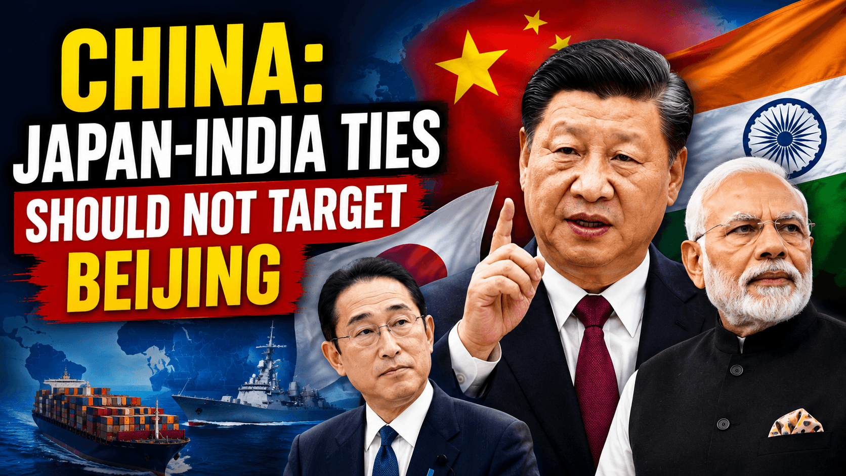 China Says Japan-India Cooperation ‘Should Not Target’ Beijing image