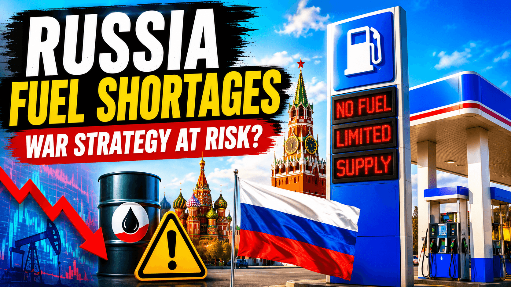 Russian Fuel Shortages Raise Questions Over Putin’s Ukraine War Strategy