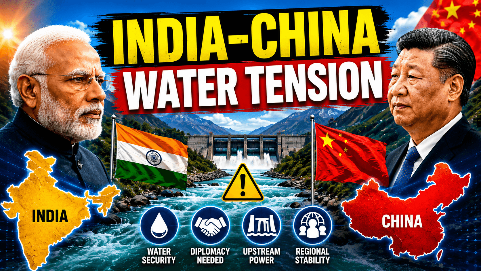 India-China Water Tensions: Can Rivers Become a New Geopolitical Weapon? image
