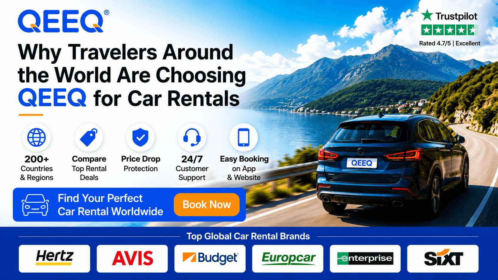 Why Travelers Around the World Are Choosing QEEQ for Car Rentals image