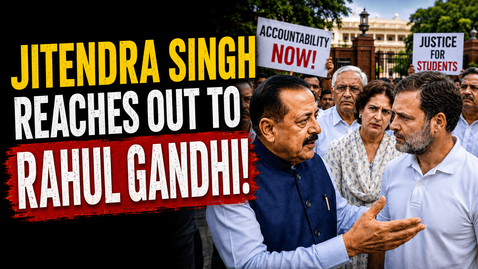 Congress Intensifies Protest Following Delhi Student Clashes image