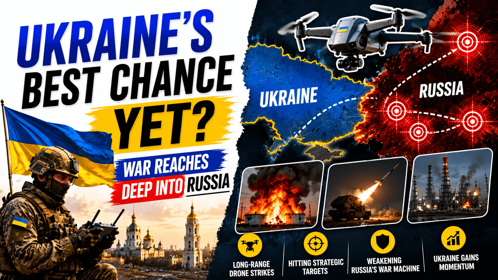 Ukraine Sees Its ‘Best Chance Yet’ as War's Impact Reaches Deep Into Russia